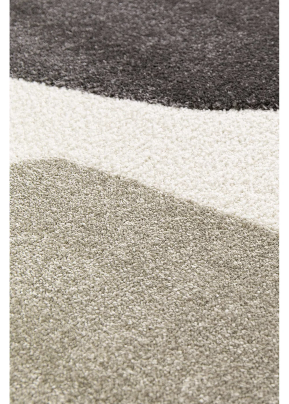 Homemaker Milan Bold Grey/Stone/Cream Abstract Rug - 80 x 150 Image 2