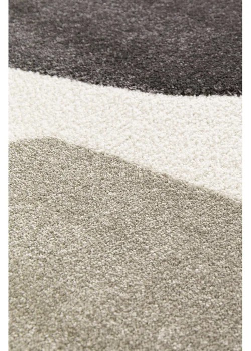 Homemaker Milan Bold Grey/Stone/Cream Abstract Rug - 80 x 150 Image 2