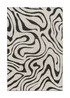 Homemaker Reef Ripple Black/Off White Mono Rug - 80 x 150 Image 2