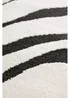 Homemaker Reef Ripple Black/Off White Mono Rug - 80 x 150 Image 3