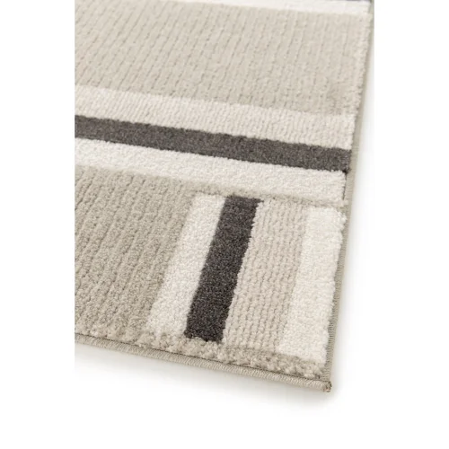 Homemaker Milan Grey/Stone/Cream Blocks Rug - 120 x 170 Image 4