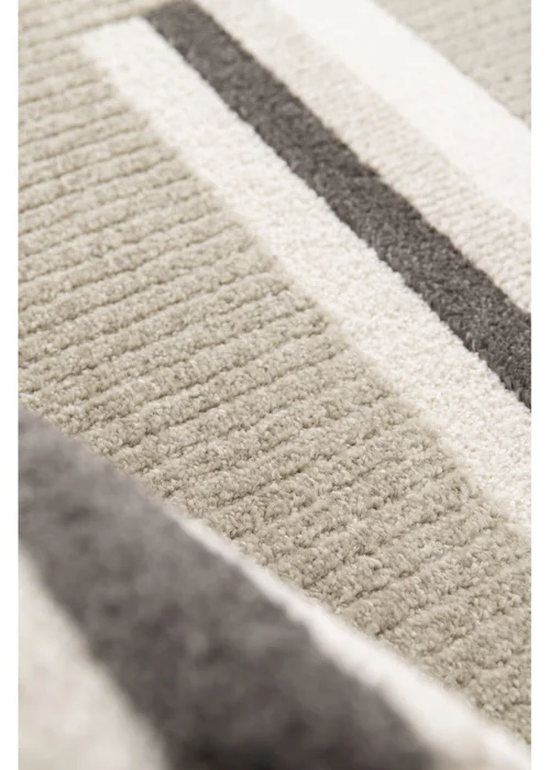 Homemaker Milan Grey/Stone/Cream Blocks Rug - 120 x 170 Image 6
