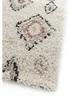 Homemaker Nomad Diamonds Shaggy Cream Rug - 120 x 170 Image 6