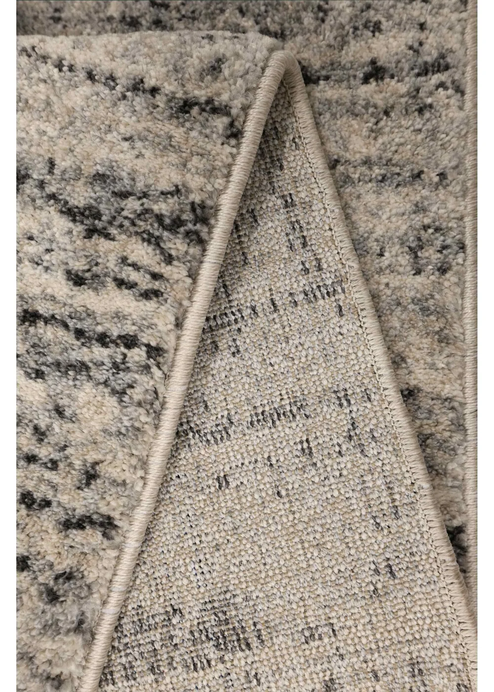 Homemaker Freya Texture Border Silver Rug - 160 X 230 Image 4