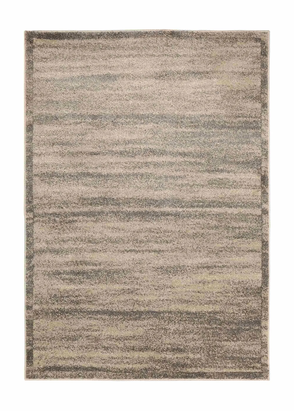Homemaker Freya Texture Border Taupe Rug - 120 x 170 Image 2