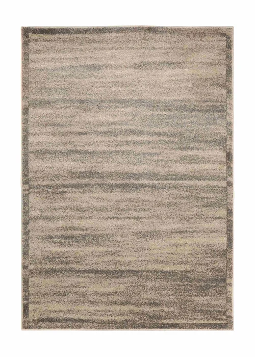 Homemaker Freya Texture Border Taupe Rug - 120 x 170 Image 2