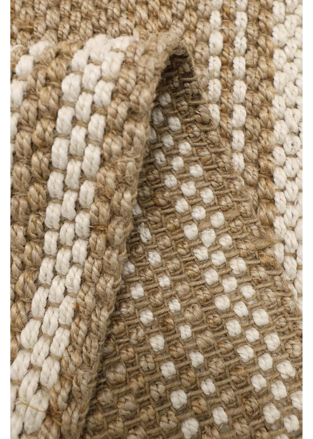 Relay Jute Stripe Natural Beige Runner - 60 X 180 Image 5