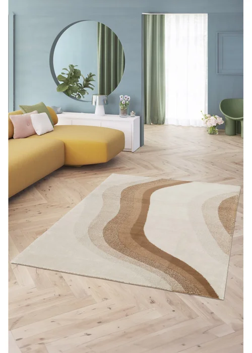 Homemaker Sol Wave Terracotta Rug - 120 x 170 Image 1