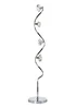 BHS Chrome Bella Twisted 4 Light Floor Lamp (130cm x 26cm) - One Size Image 5