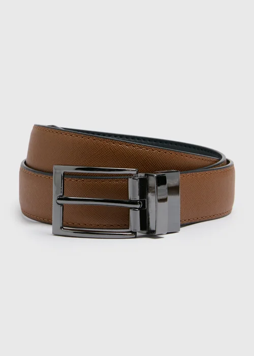 Tan Reversible Smart Belt - Small Image 2