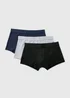 3 Pack Premium Multi Modal Hipster Boxers - Extra small Image 1