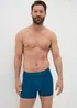 Premium Teal Microfibre Keyhole Boxers - Extra small Image 2