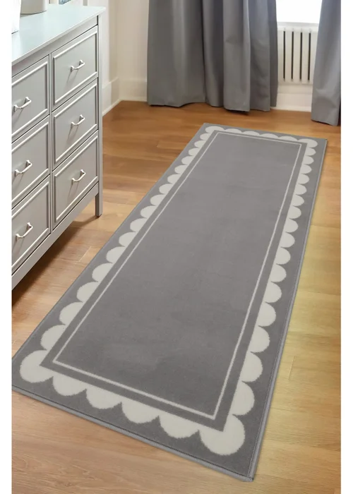 Homemaker Scallop Grey Runner - 67 x 200 Image 1