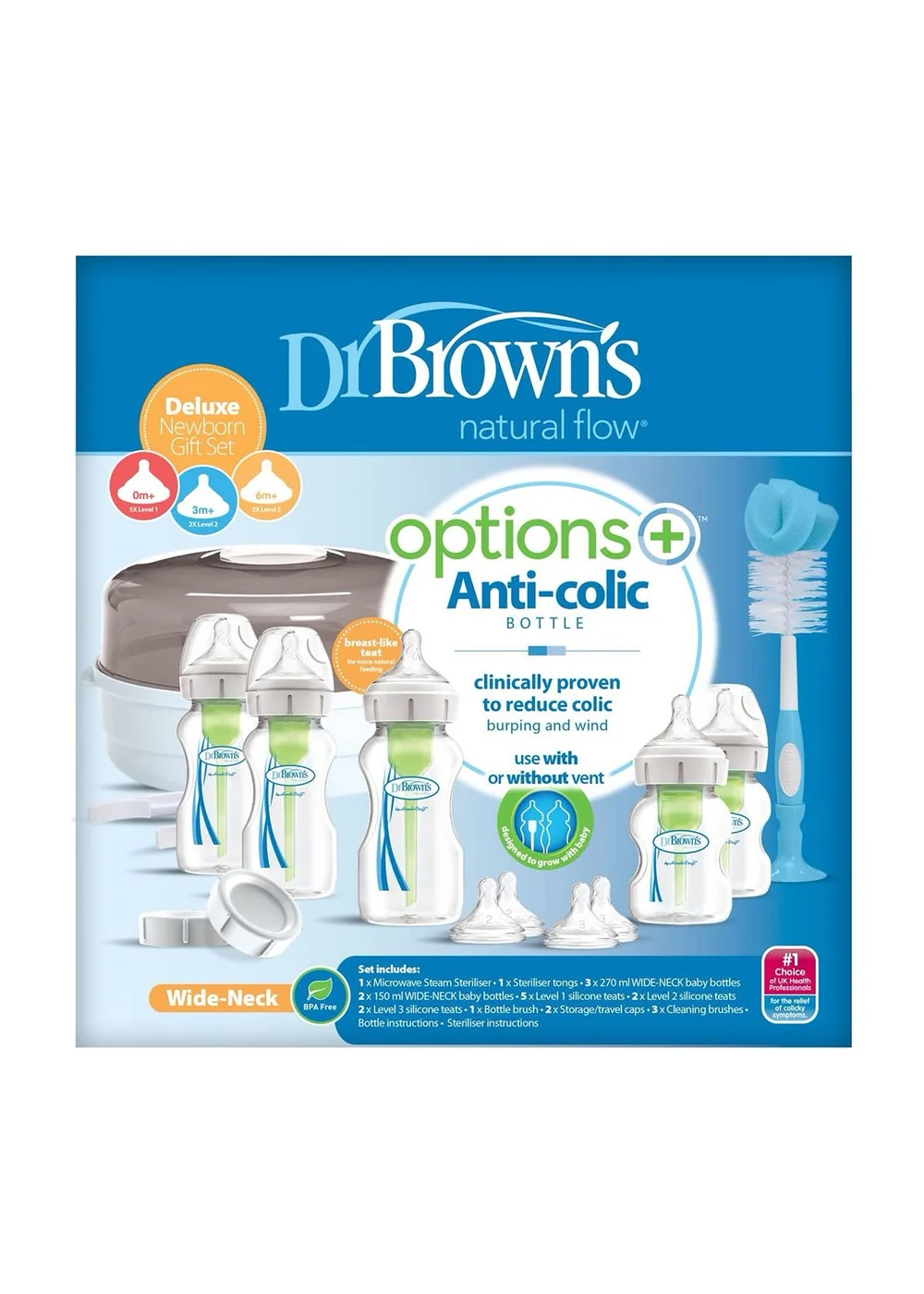 Dr Brown Newborn Gift Set - One Size Image 2