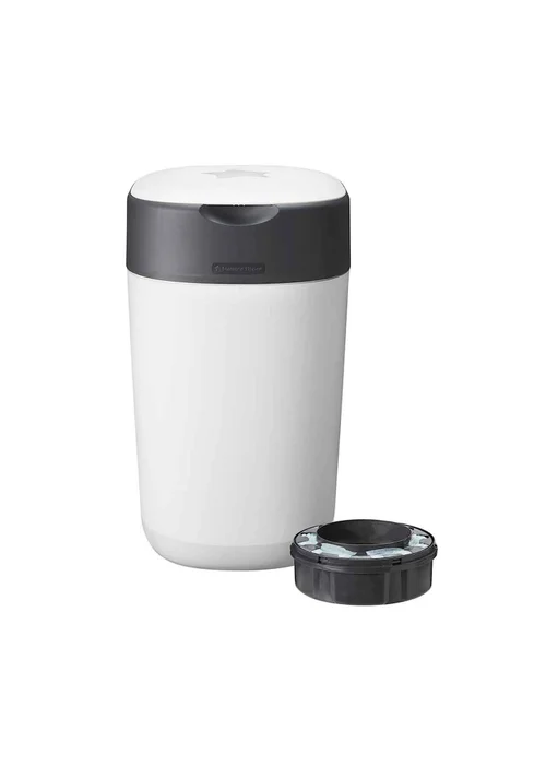 Tommee Tippee Twist & Click Nappy Bin White - One Size Image 2
