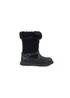 ToeZone Girls Black Lumi Fur Boot (Younger 8 - Younger 13) - Size 9 Infants Footwear Image 2