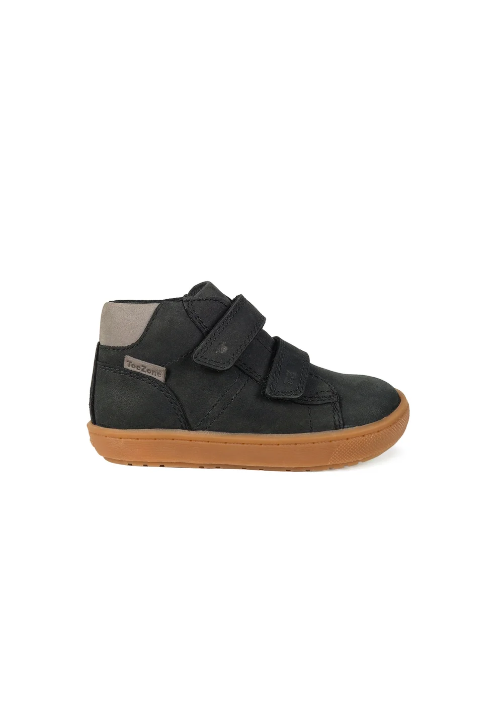 ToeZone Boys Black Grayson Nubuck Rip Tape Boot (Younger 4 - Younger 10) - Size 4 Infants Footwear Image 2