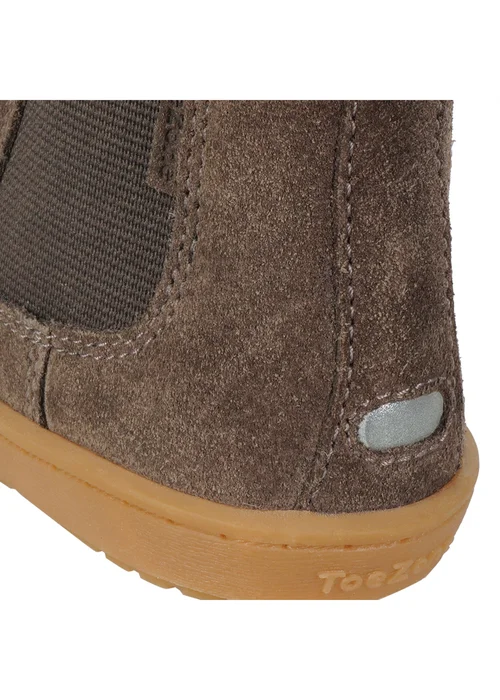 ToeZone Boys Brown River Suede Gusset Boot (Younger 4 - Younger 10) - Size 4 Infants Footwear Image 4