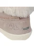 ToeZone Girls Pink Vienna Shimmer Fur Boot (Younger 4 - Younger 10) - Size 5.5 Infants Footwear Image 5