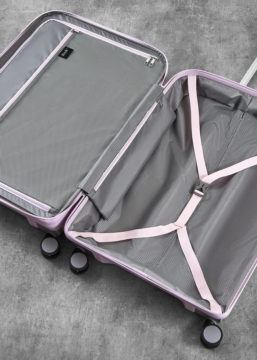Rock Tulum Suitcase Lilac - 3 piece set Image 5