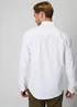 Threadbare White Oxford Cotton Long Sleeve Shirt - Medium Image 2