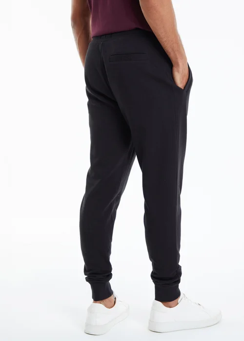 Threadbare Black Cotton Blend Regular Fit Joggers - L Image 2