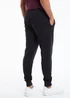 Threadbare Black Cotton Blend Regular Fit Joggers - L Image 2