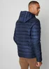 Threadbare Navy Matte Finish Padded Hooded Jacket - XL Image 2
