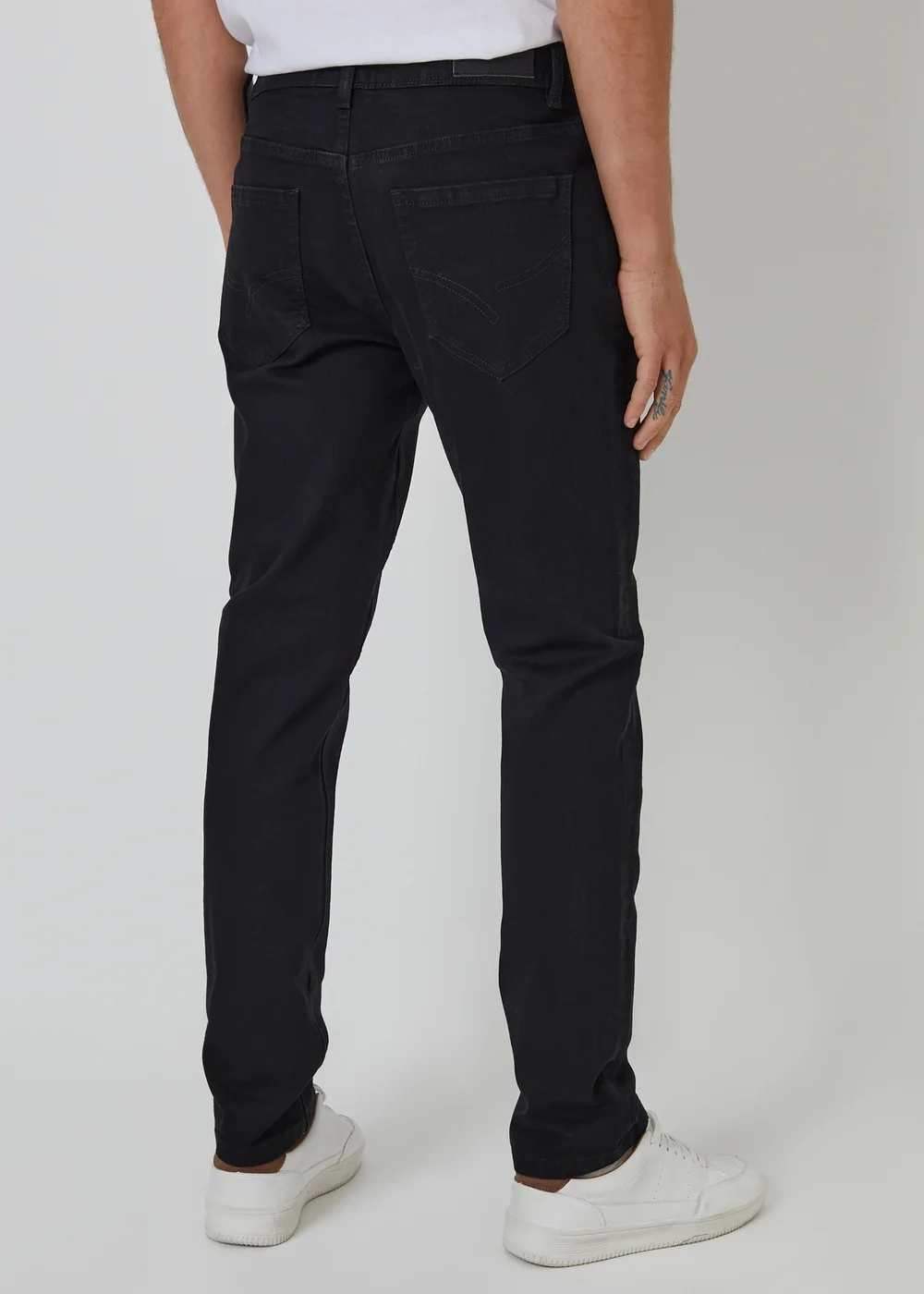 Threadbare Black Islington Slim Fit Jeans With Stretch - 34/L32 Image 2