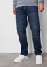 Threadbare Blue Straight Fit Jeans With Stretch - 38/L32 Image 1