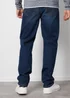 Threadbare Blue Straight Fit Jeans With Stretch - 38/L32 Image 2