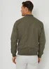 Threadbare Khaki Showerproof Classic Bomber Jacket - M Image 2