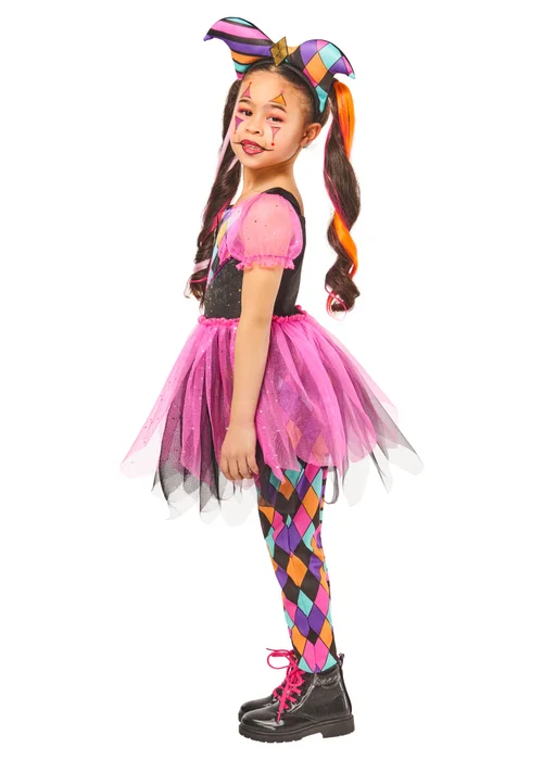 Rubies Kids Harlequin Girl Costume (3-10 Yrs) - XS Image 3
