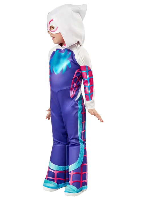 Marvel Kid's Spidey and His Amazing Friends Deluxe Ghost Spider Costume (2-4 Yrs) - 24-36 Months Image 3