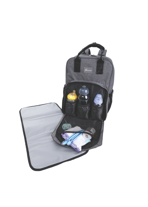 Dreambaby Grey Carry-All Backpack With Changing Mat - One Size Image 4