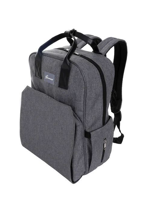 Dreambaby Grey Carry-All Backpack With Changing Mat - One Size Image 1