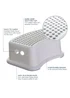 Dreambaby Grey Toilet Trainer Seat & Step Stool Set - One Size Image 3