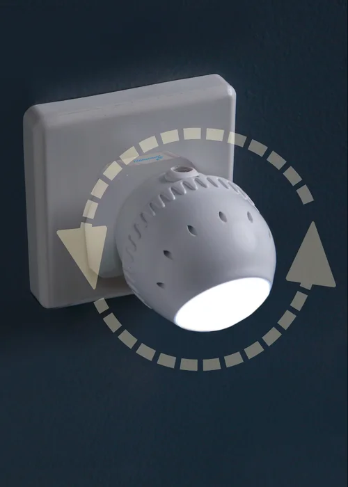 Dreambaby White Auto-Sensor Swivel Night Lights 2 pack - One Size Image 4