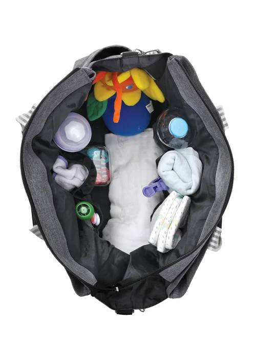 Dreambaby Grey Carry-All Tote Bag With Changing Mat - One Size Image 3
