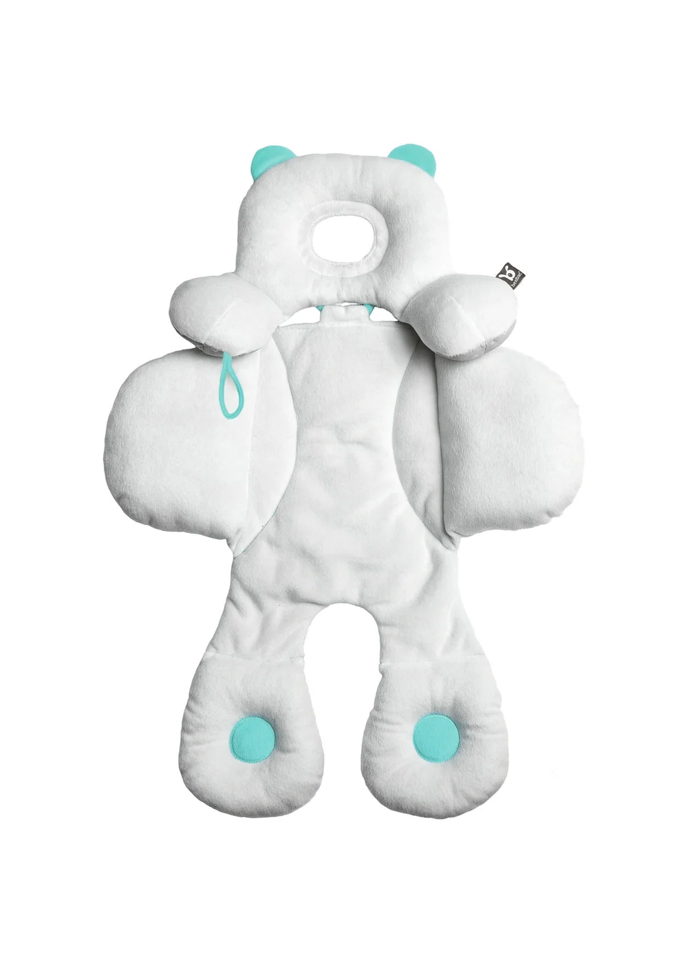 Benbat White/Grey Infant Head & Body Support - One Size Image 1