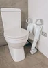 Dreambaby Grey/White Step-Up Toilet Trainer Ladder - One Size Image 6