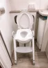 Dreambaby Grey/White Step-Up Toilet Trainer Ladder - One Size Image 4