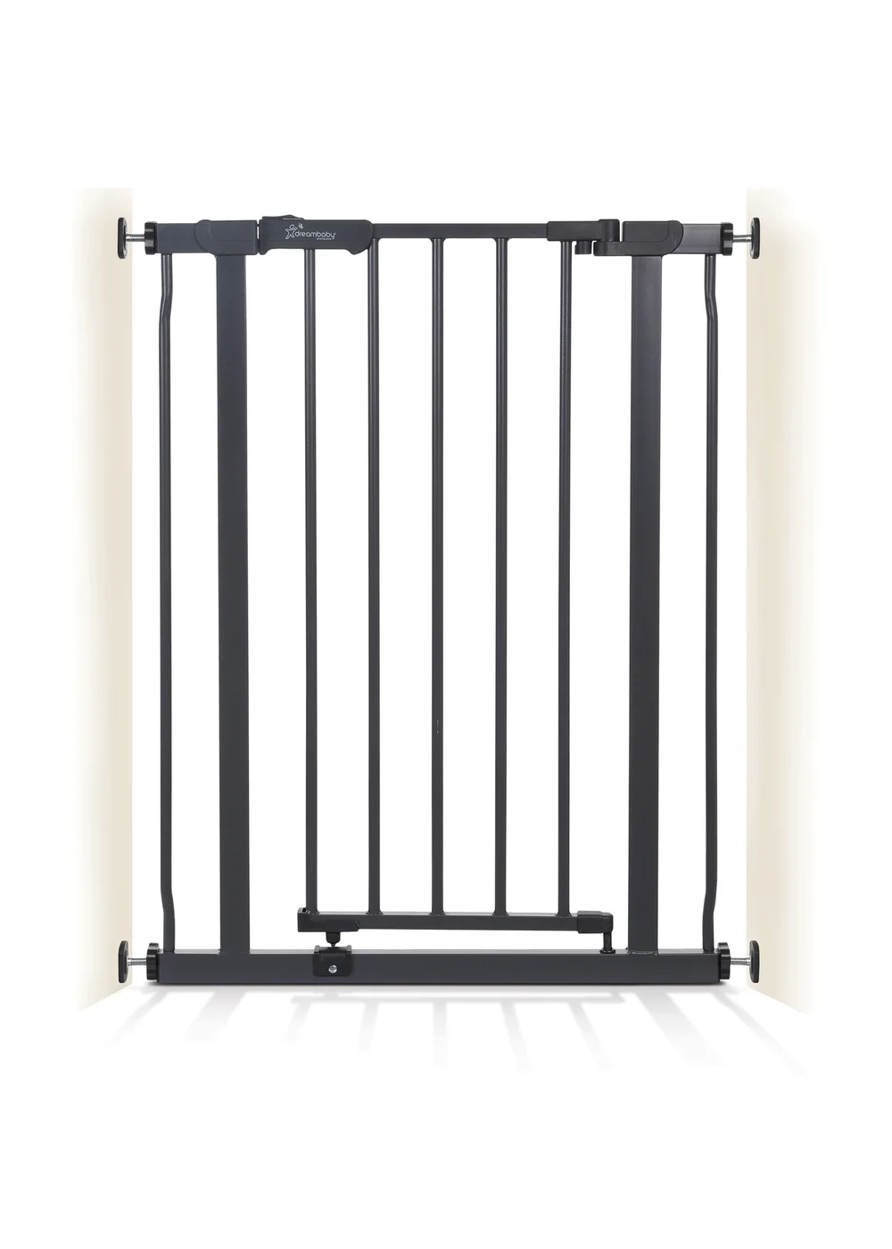 Dreambaby Grey Ava Slimline Safety Gate - One Size Image 2