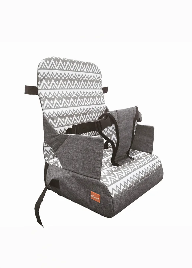 Dreambaby Grey Grab 'N Go Booster Seat With Storage Compartments