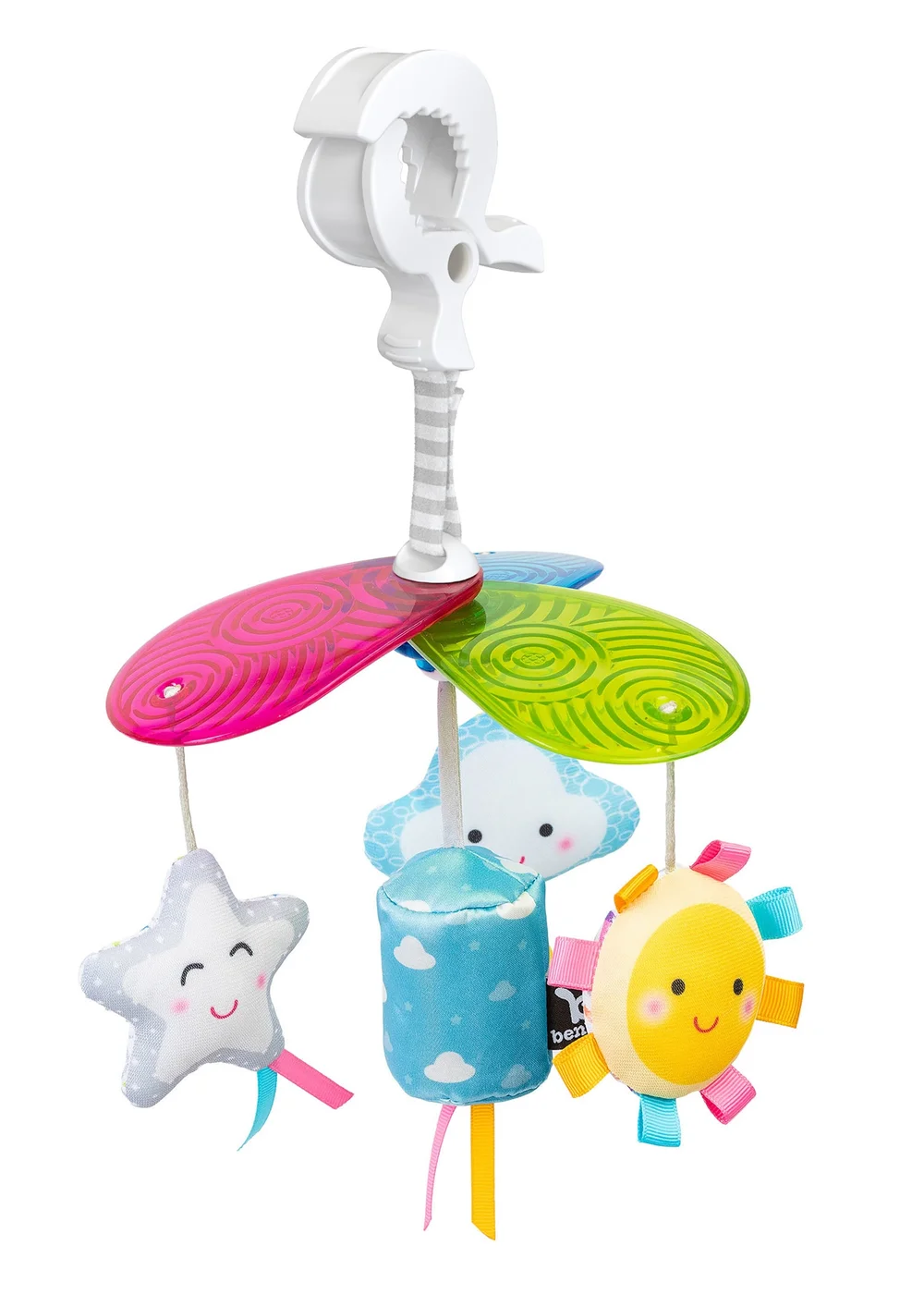 Benbat Rainbow Grab & Go Mobile Toy - One Size Image 1