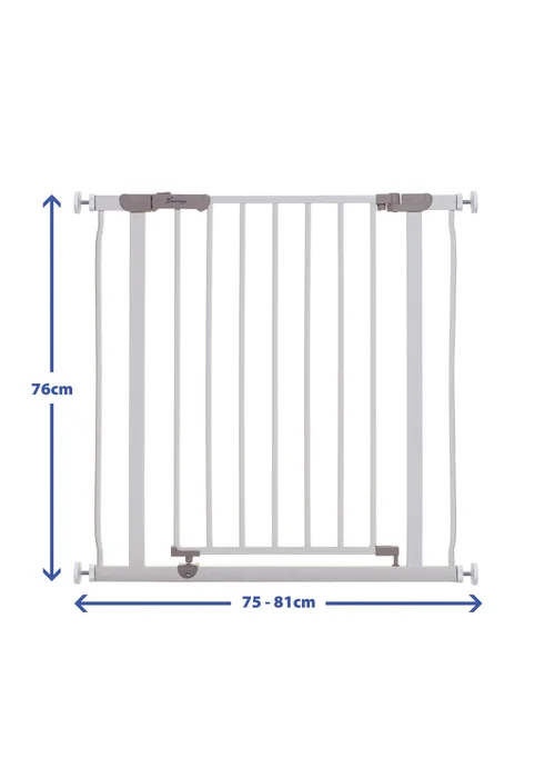Dreambaby White Ava Safety Gate - One Size Image 4