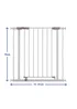 Dreambaby White Ava Safety Gate - One Size Image 4