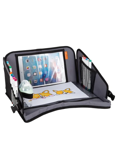 Dreambaby Black Extra-Large High-Back Car Travel Tray - One Size Image 1