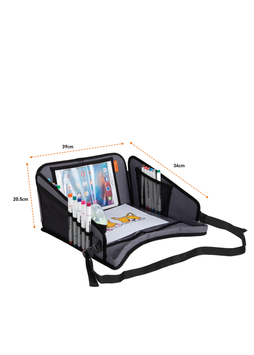Dreambaby Black Extra-Large High-Back Car Travel Tray - One Size Image 4