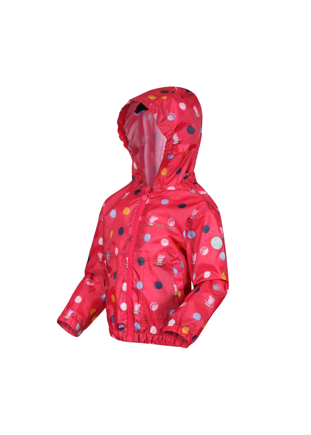 Regatta Blush Pink Peppa Pig Muddy Puddle Jacket - Age 3-4 Years Image 1